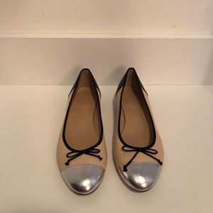 J. Crew Cap Toe Ballet Flats